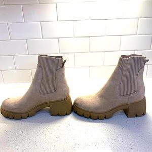 Steve Madden Cream Boots